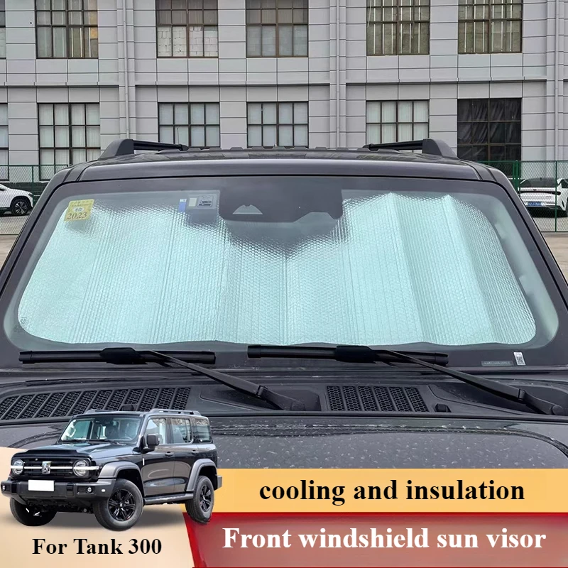 For Tank 300 Sunshade Sunscreen Thermal Sunshade Front Windshield Blackout Window Modification Special Car Accessories Para Auto - Image 2