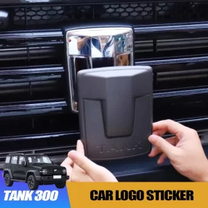 Front Car Logo Sticker for GWM WEY Tank 300 2020-2024 Exclusive Decoration Accessory